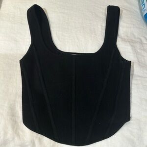 Aritzia Sculpt Knit Bustier Tank